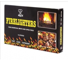 BIG K BBQ FIRELIGHTERS 14 STICKS