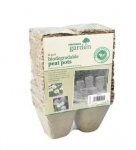 Garden 36 Pack 8cm(3in) Biodegradable Square Peat Pots