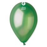 Gemar 13" Pack 100 Latex Balloons Metallic Green #037