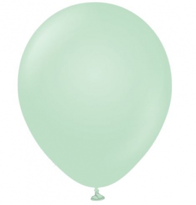 Kalisan 12" Macaron Mint Green Latex Balloons 100 Pack