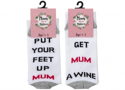 1 Pair Of Mum Socks