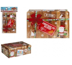 Mini ' New Christmas Design ' Christmas Eve Box 17cm X 26.5cm X