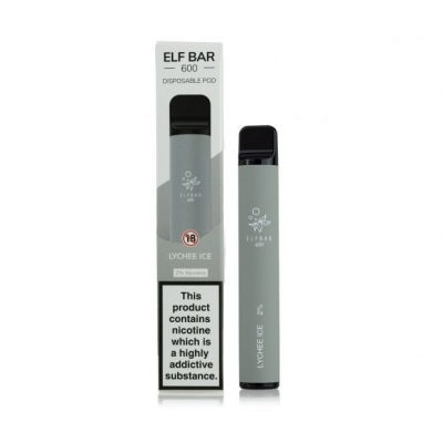 Elf Bar 600 Vape Lychee Ice