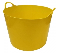 Whitefurze 39l Flexible Tub Yellow