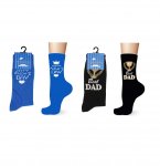 Mens Cotton Fathers Day / Best Dad Design Socks