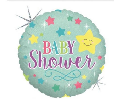 Baby Star Shower Holog. 18" Single Pack