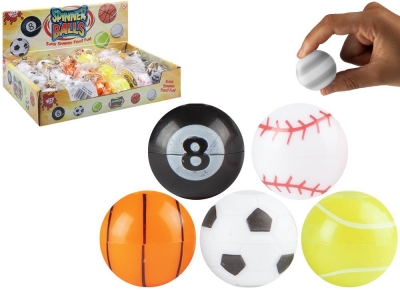 Mini Spinner Balls 3.5cm 5 Assorted