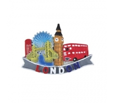 Resin Fridge Magnet- Double London