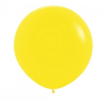 Sempertex 24" Yellow Latex Balloons 3 Pack