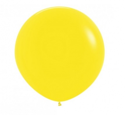 Sempertex 24" Yellow Latex Balloons 3 Pack