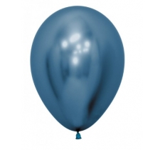 Sempertex 12" Reflex Blue Latex Balloons 50 Pack