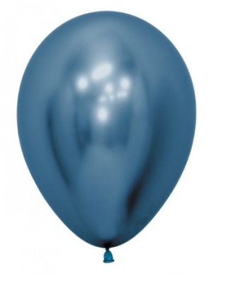 Sempertex 12" Reflex Blue Latex Balloons 50 Pack