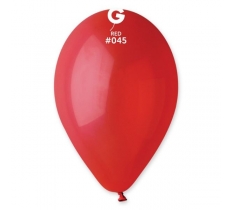 Gemar 13" Pack 50 Latex Balloons Red #045