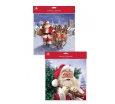 Christmas Santa Advent Calendar Large