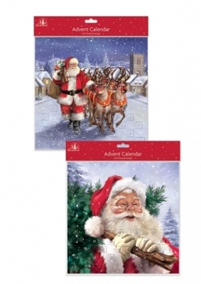 Christmas Santa Advent Calendar Large