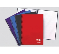 Tiger A5 Twin Wire Notebook 80 Lined Pages