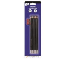 Tallon 10HB Pencils With Sharpener