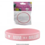 Mum In A Million Silicone Bracelet