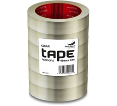 Clear Tape 48mm x 40m x 6pc