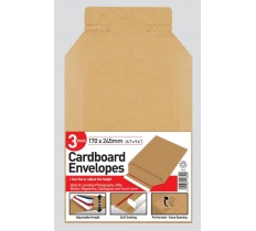 County Cardboard Envelopes 170 X 245mm 3 Pack
