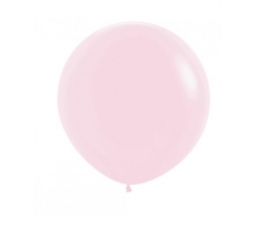 Sempertex 24" Pastel Matte Pink Latex Balloons 3 Pack