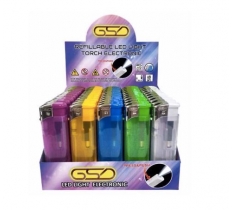 Gsd Electronic Refillable Lighter 50 Pack