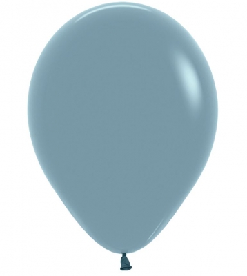 Pastel Dusk Blue 5" Latex Balloons 13cm - 100 Pack