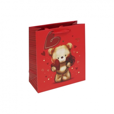 Valentines Day Cute Bear Medium Bag