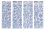 Window Cling Snow Glitter ( Assorted Designs )