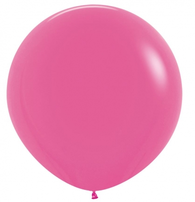 Fashion Colour Solid Fuchsia 012 Latex Balloons 36" 2 Pack