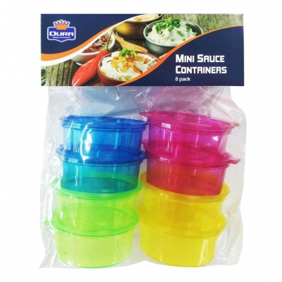 8PK MINI Sauce Containers