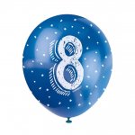 5 12" Number 8 Balloon