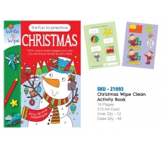 Christmas Wipe & Clean Book (ZERO VAT)