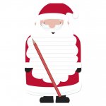 Christmas Santa & Snowman Notepads