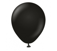 Kalisan 5" Standard Black Latex Balloons 100 Pack