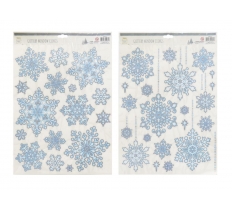 Glitter Snowflake Window Cling ( Assorted Designs )