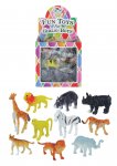 Assorted Jungle Animal Figures 4-6cm X 84 ( 13p Each )