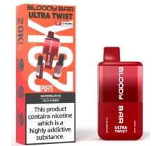 Bloody Bar Ultra 20K Vape Watermelon Ice & Fizzy Cherry