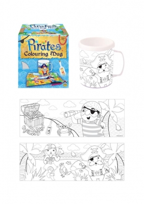 Pirates Colour In Your Own Mug