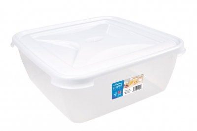 Wham Cuisine 10L Large Square Food Box & Lid