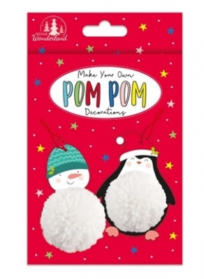 Christmas Activity Xmas Make your own Pom Decoration