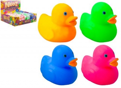 Neon Duck 9cm X 8cm ( Assorted Colours )