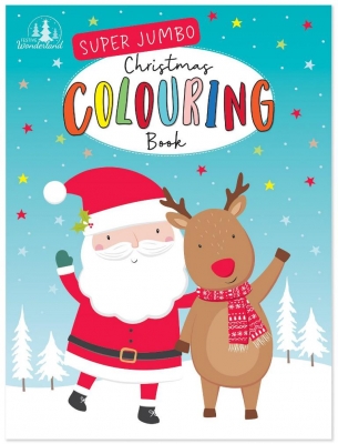 Super Jumbo Christmas Colouring Book