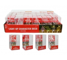 CHARACTER ACRYLIC LED COLOUR CHANGE ORNAMENTS