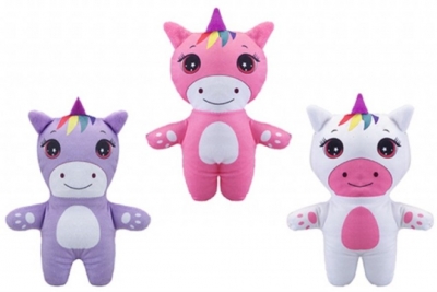 Value Standing Unicorn 20cm 3 Assorted