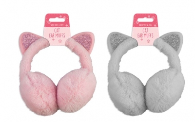 Supersoft Fluffy Cat Ear Muffs