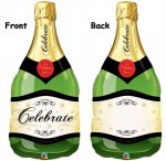 Qualatex 39" Celebrate Wine Bottle ( Personalise Me )