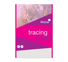 Silvine A4 Tracing Pad Quality Tracing Paper 40 Sheets