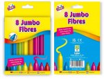 Tallon 8 Jumbo Fibre Colouring Pens