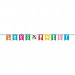 Colorful Balloons Pennant Banner 6 Ft